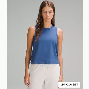 Lululemon Classic Fit Cotton Blend Tank Top Size 6